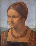 Albrecht Durer A Venetian lady oil painting artist